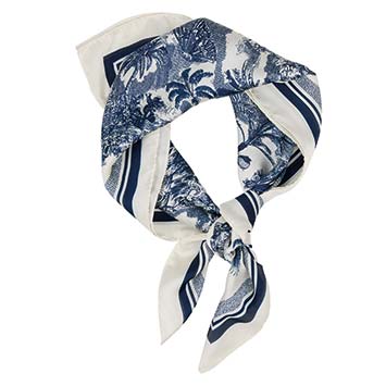 dunkelblaue Foulard