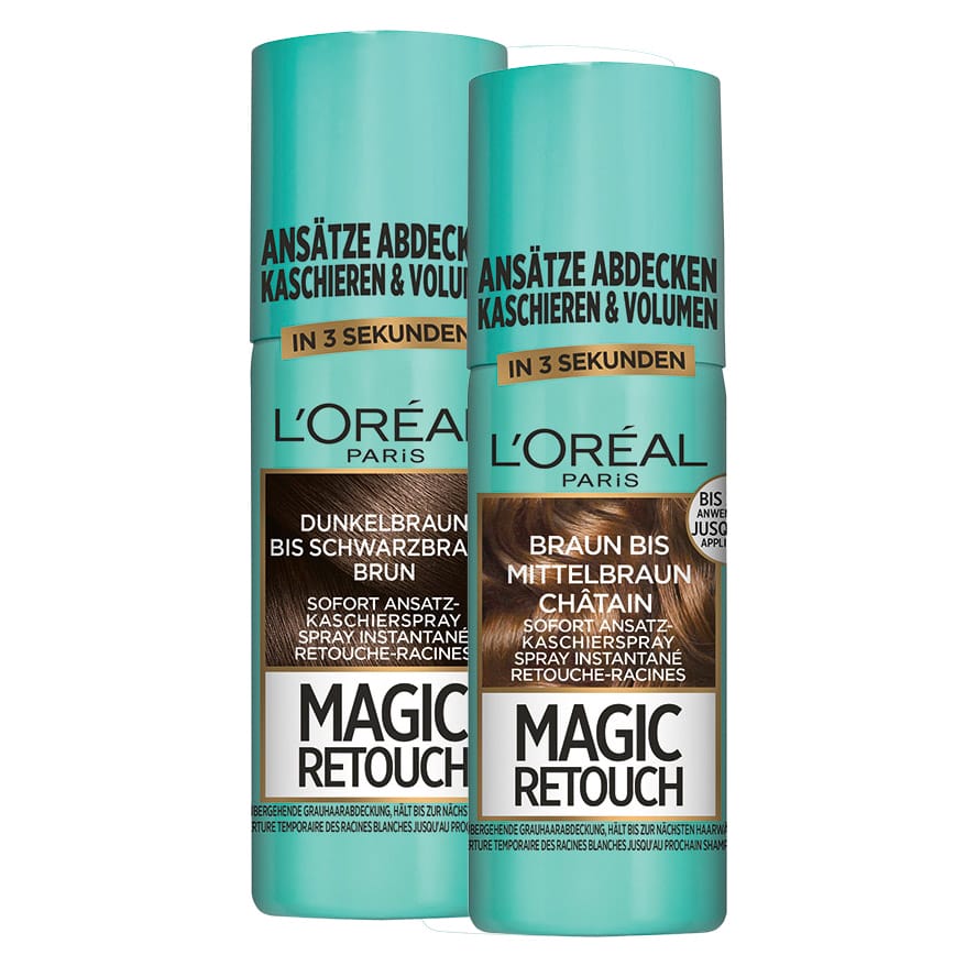 L´Oréal Paris Magic Retouch, Nr. 2 Braun Nr. 3 Châtain