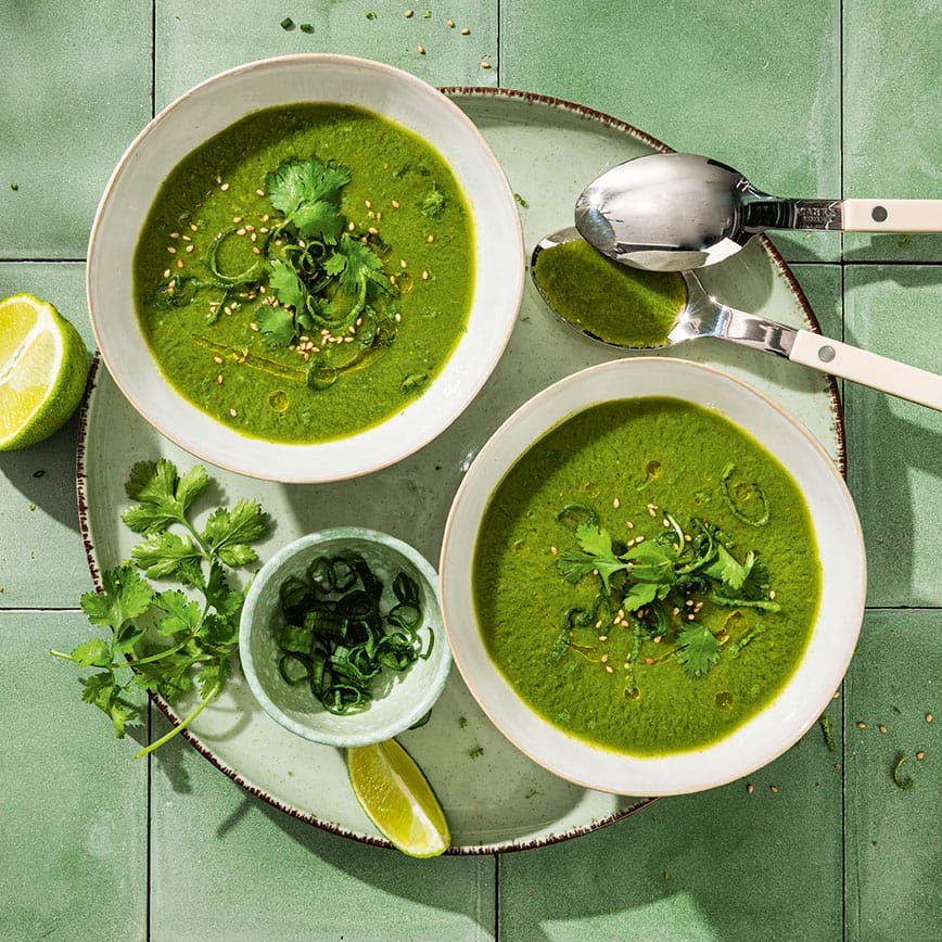 Grüne Thai-Curry-Gazpacho